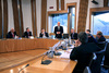 Members' of the Canadian / UK Inter-parliamentary Association meet Deputy Presising Officer, John Scott MSP, during their second day of their two day visit. 